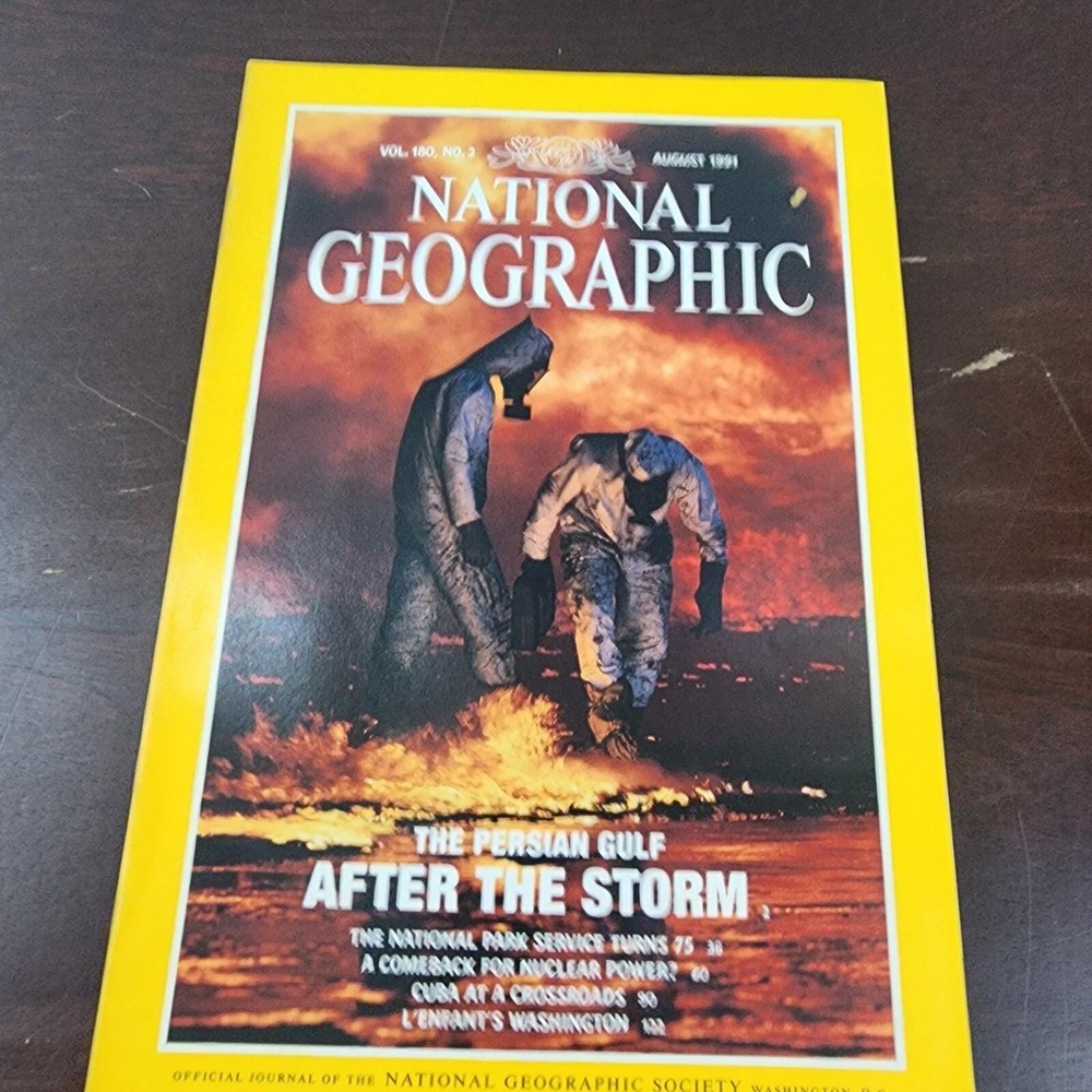 National Geographic Magazine August 1991 No Map